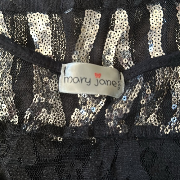 Women’s top, lace/sequins, size M, zebra print - Picture 6 of 6